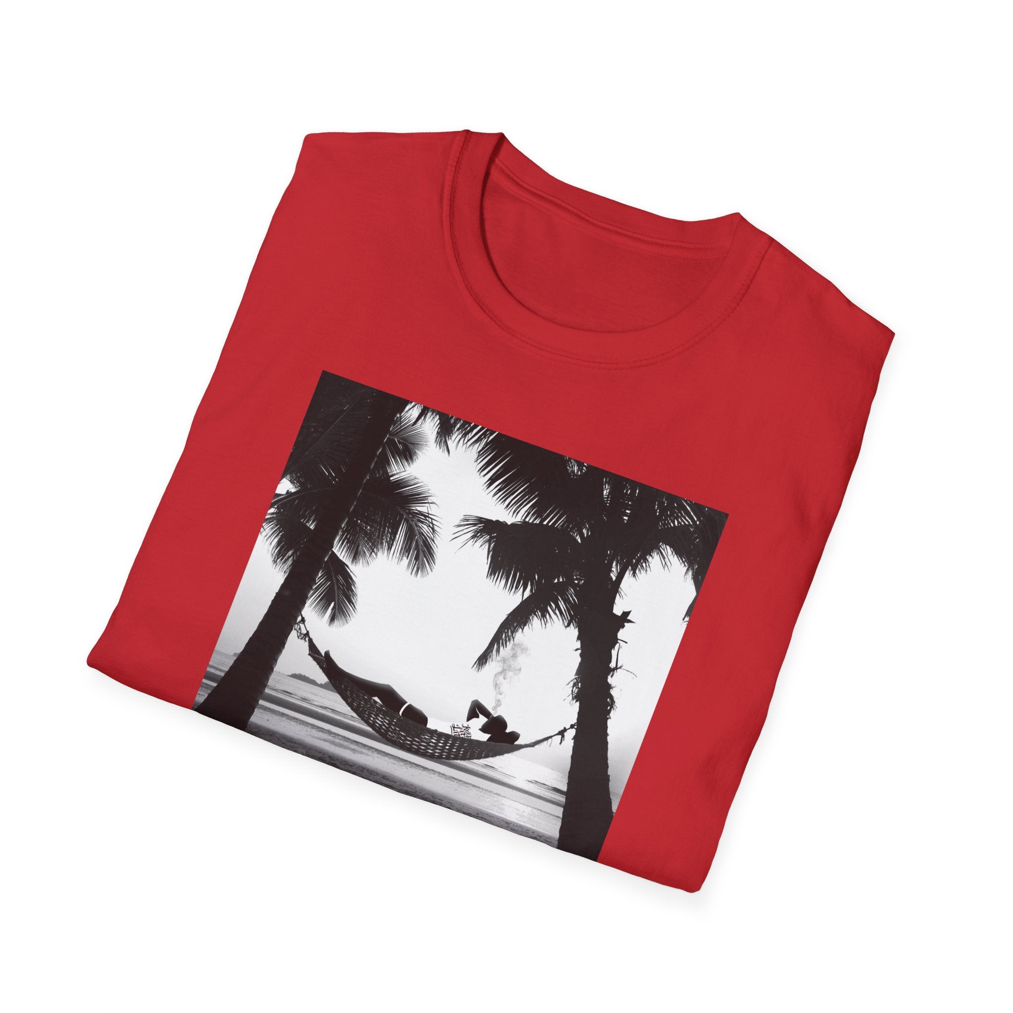 Palm Tree Hammock T-Shirt — "Keep It Lived" Tropical Graphic Tee