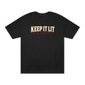 Keep It Lit T-Shirt — "Keep It Lit" Graphic Tee, Casual Streetwear for Smokers & Partygoers