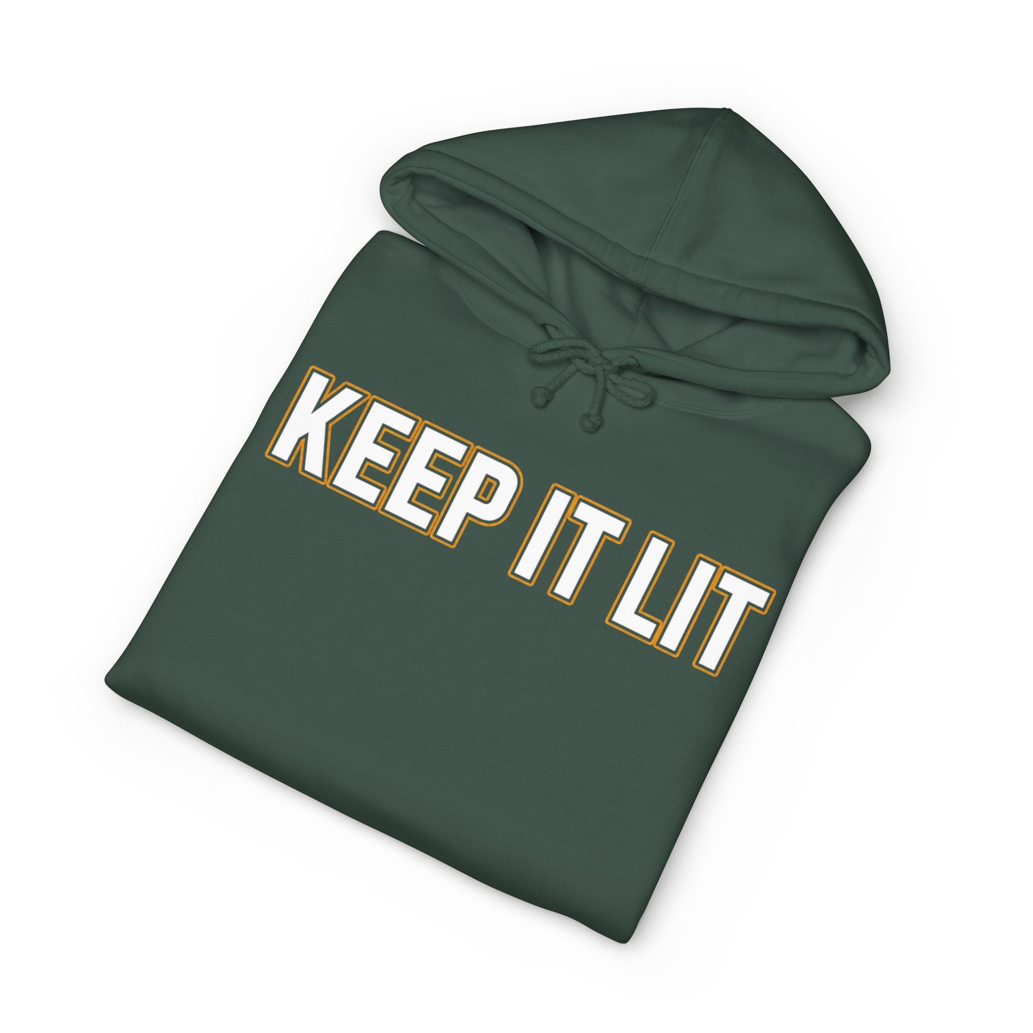 Keep It Lit Hoodie — Bold Retro Text Pullover for Smokers & Party Vibes