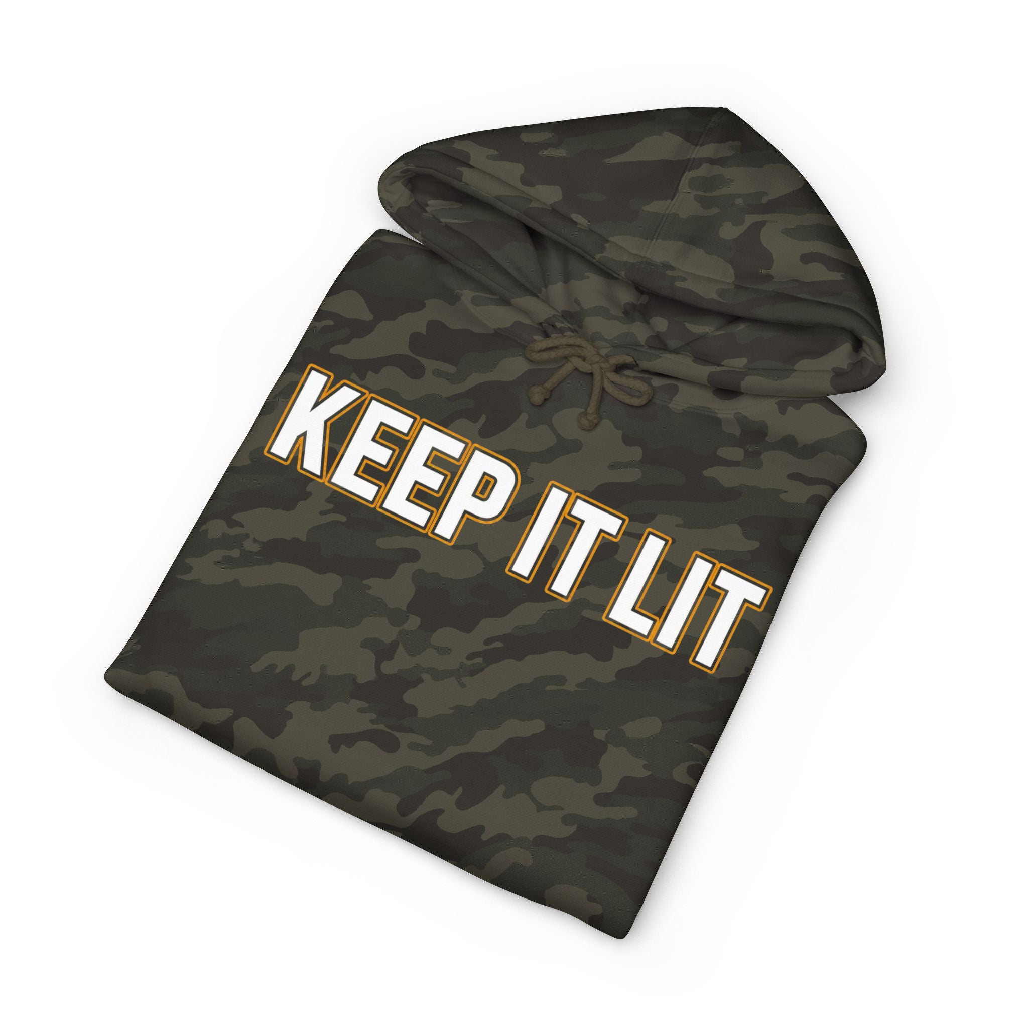 Keep It Lit Hoodie — Bold Retro Text Pullover for Smokers & Party Vibes