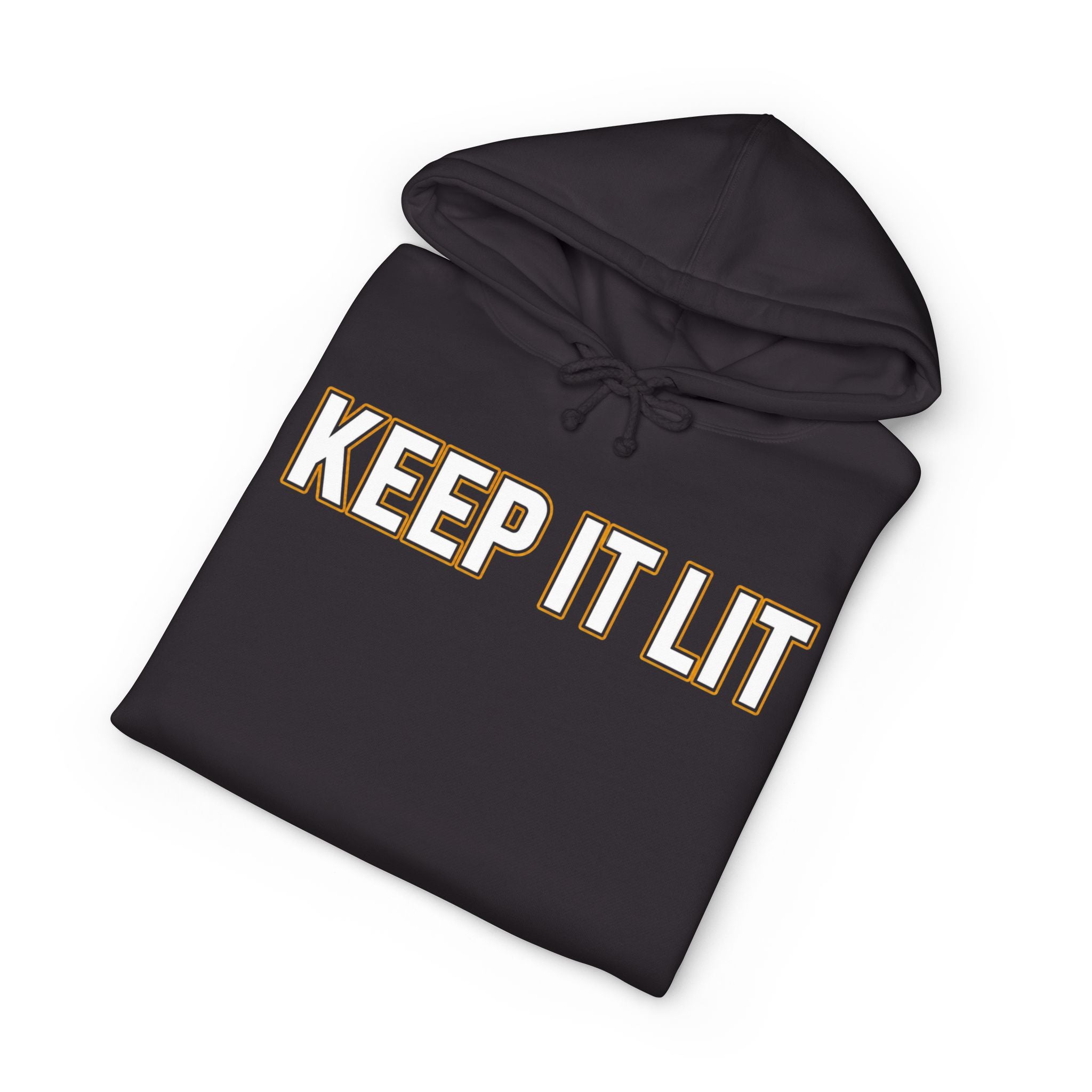 Keep It Lit Hoodie — Bold Retro Text Pullover for Smokers & Party Vibes