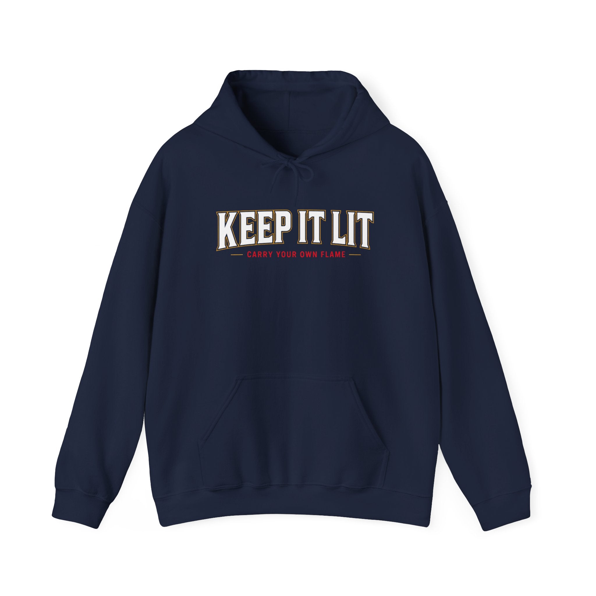 Keep It Lit Hoodie — Vintage Collegiate Graphic Hooded Sweatshirt
