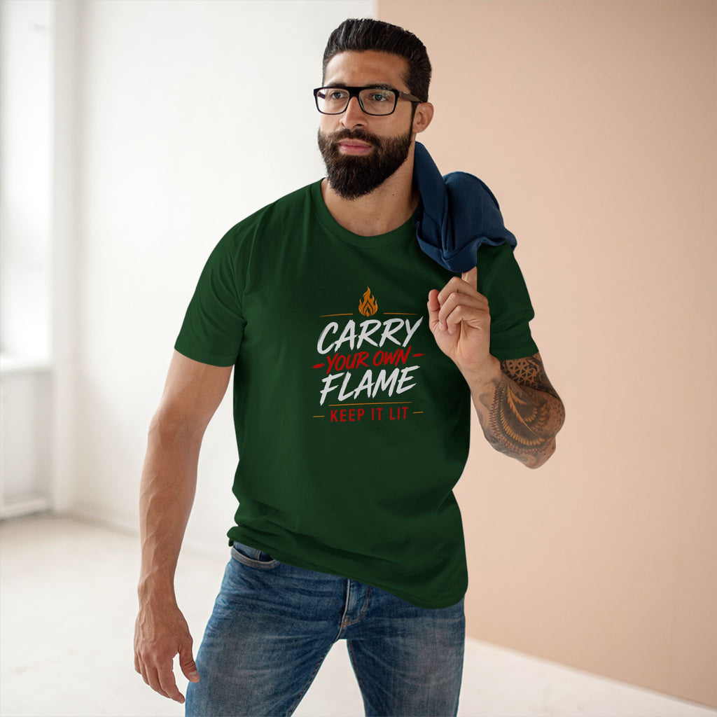 Carry Your Own Flame T-Shirt — Keep It Lit Inspirational Graphic Tee
