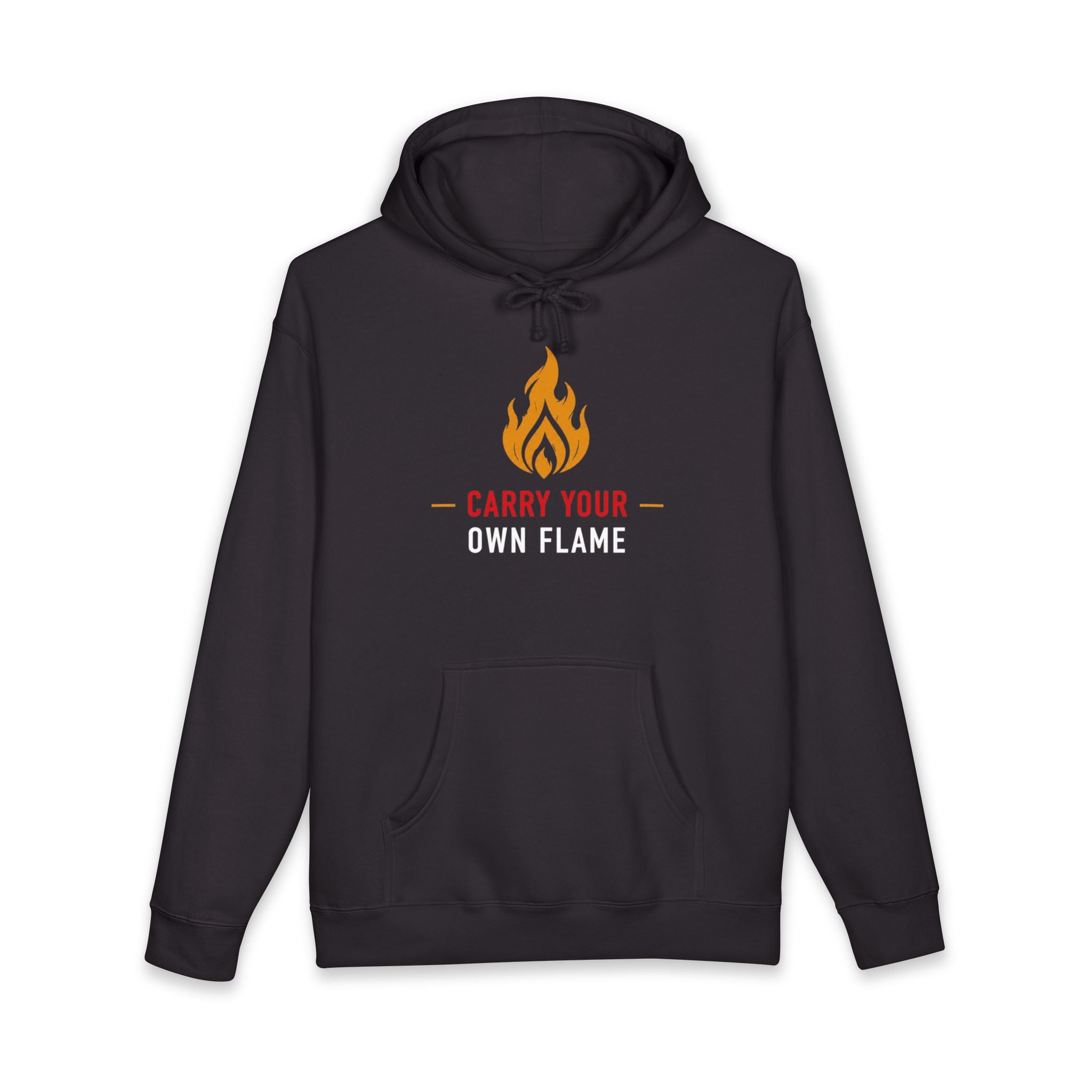 Carry Your Own Flame Hoodie — Inspirational Flame Graphic Sweatshirt