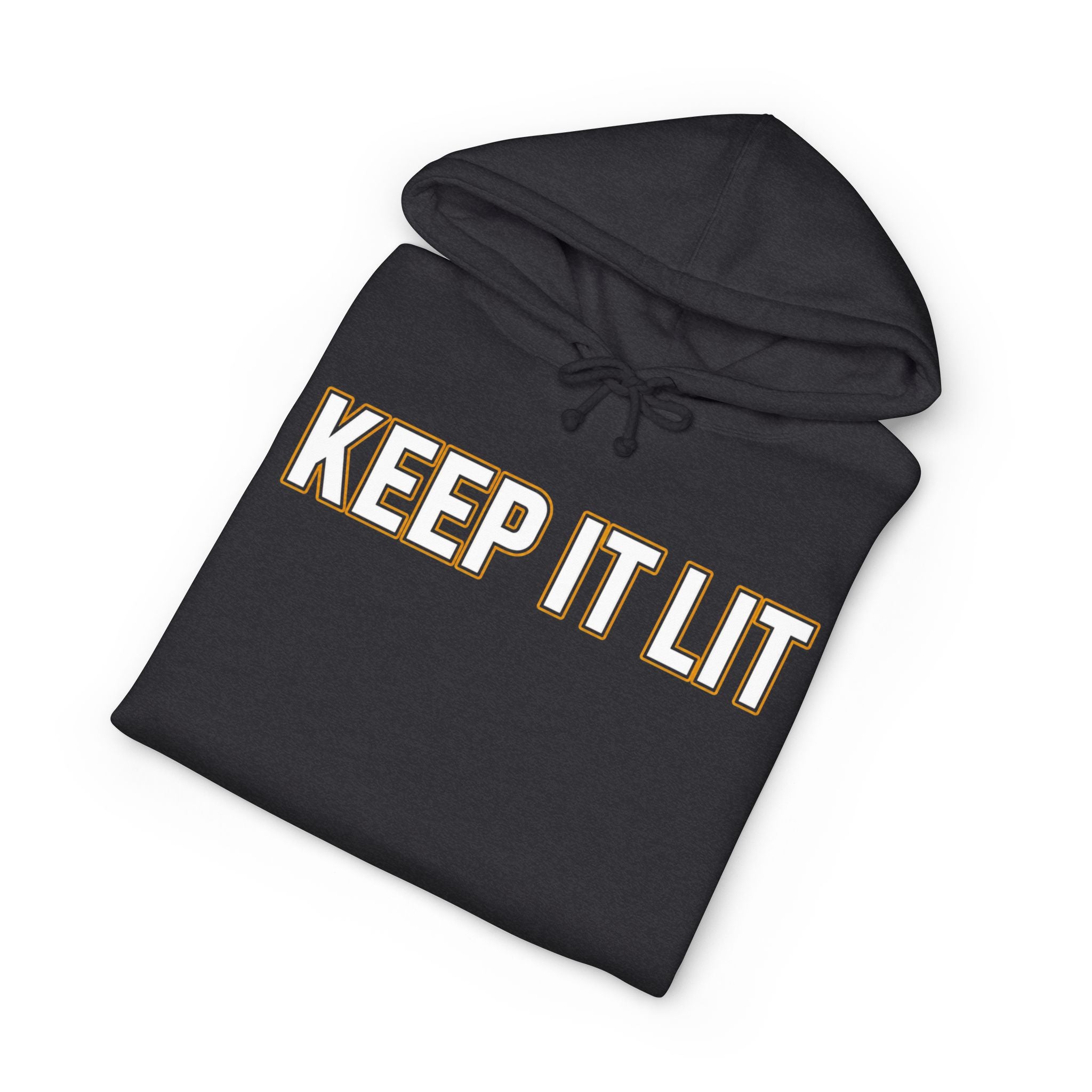 Keep It Lit Hoodie — Bold Retro Text Pullover for Smokers & Party Vibes
