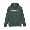 Keep It Lit Hoodie — Bold Retro Text Pullover for Smokers & Party Vibes