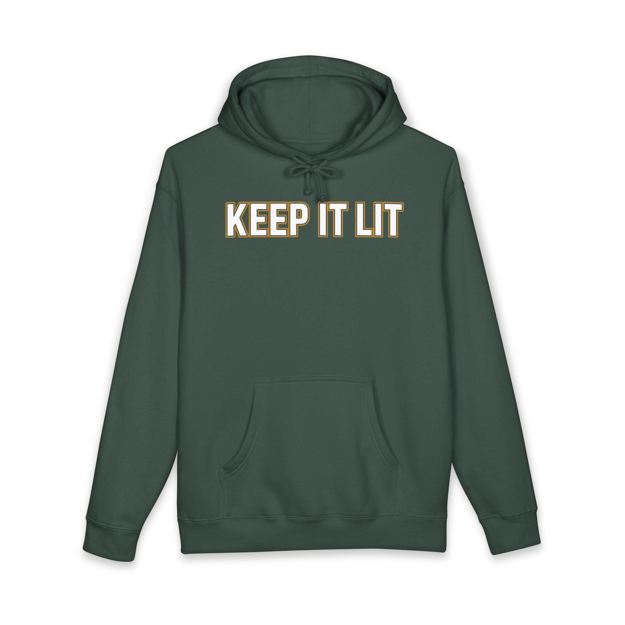 Keep It Lit Hoodie — Bold Retro Text Pullover for Smokers & Party Vibes