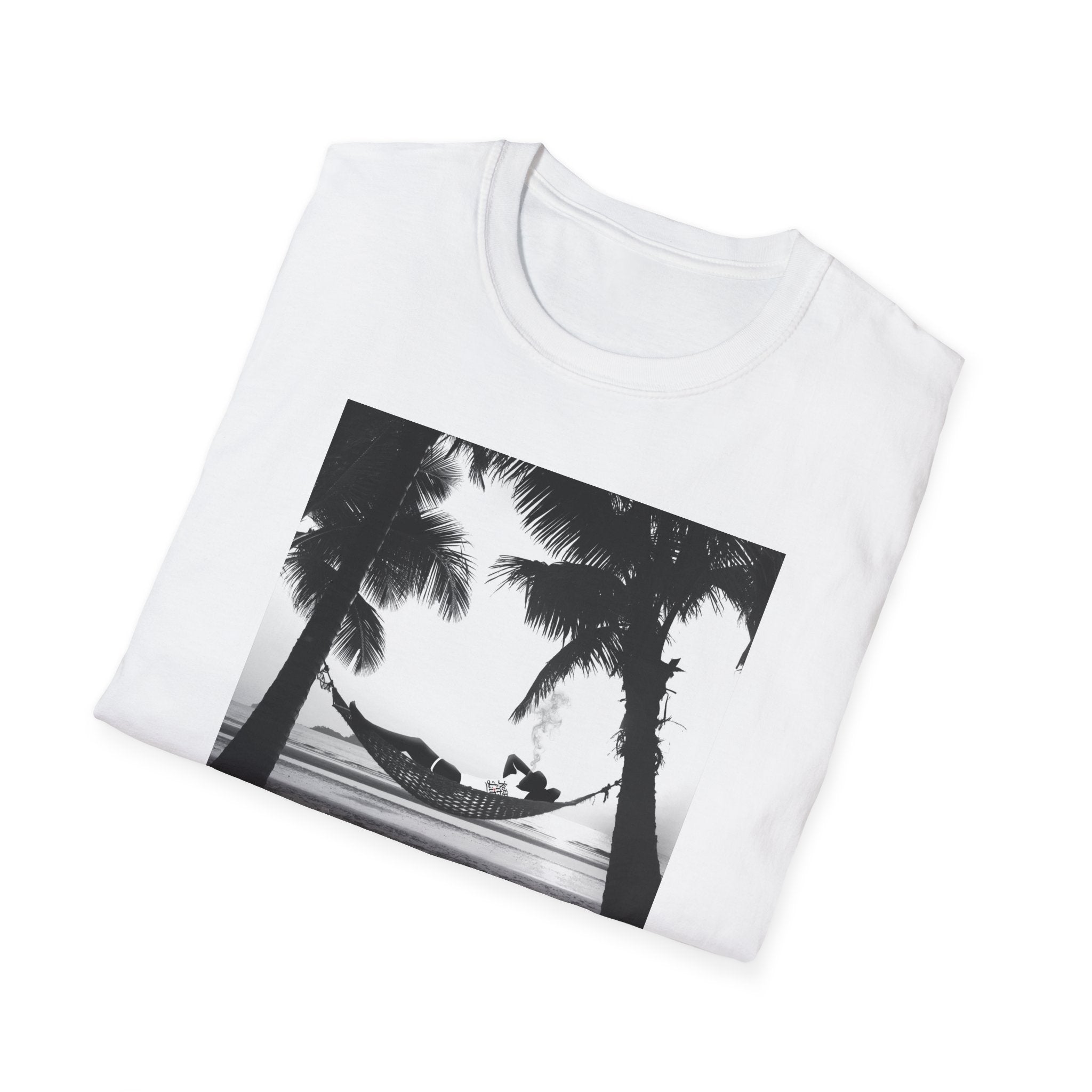 Palm Tree Hammock T-Shirt — "Keep It Lived" Tropical Graphic Tee