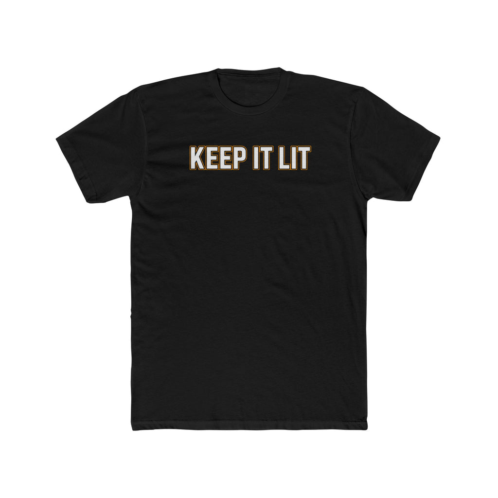 Keep It Lit Tee — Retro Glow Graphic Cotton T‑Shirt