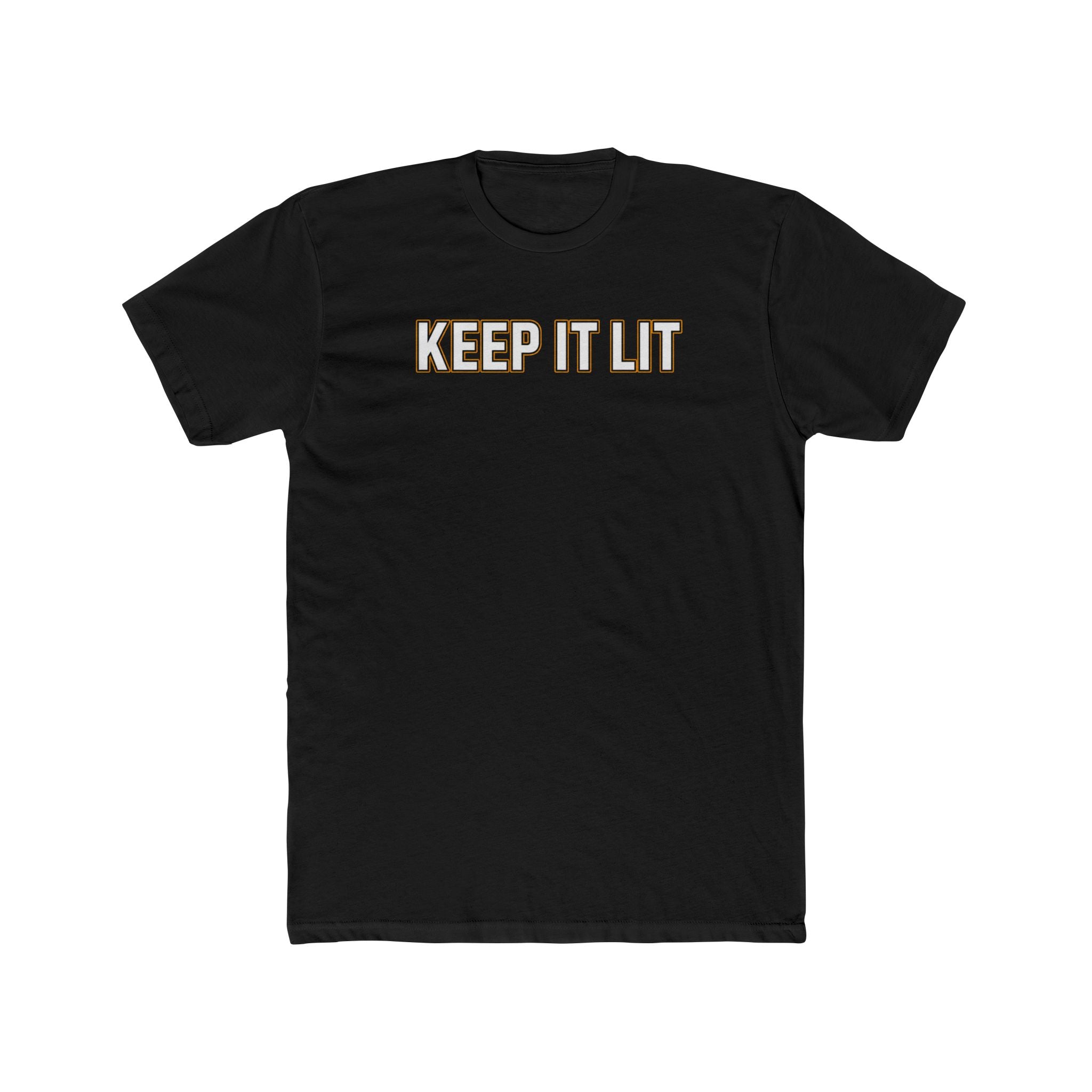 Keep It Lit Tee — Retro Glow Graphic Cotton T‑Shirt