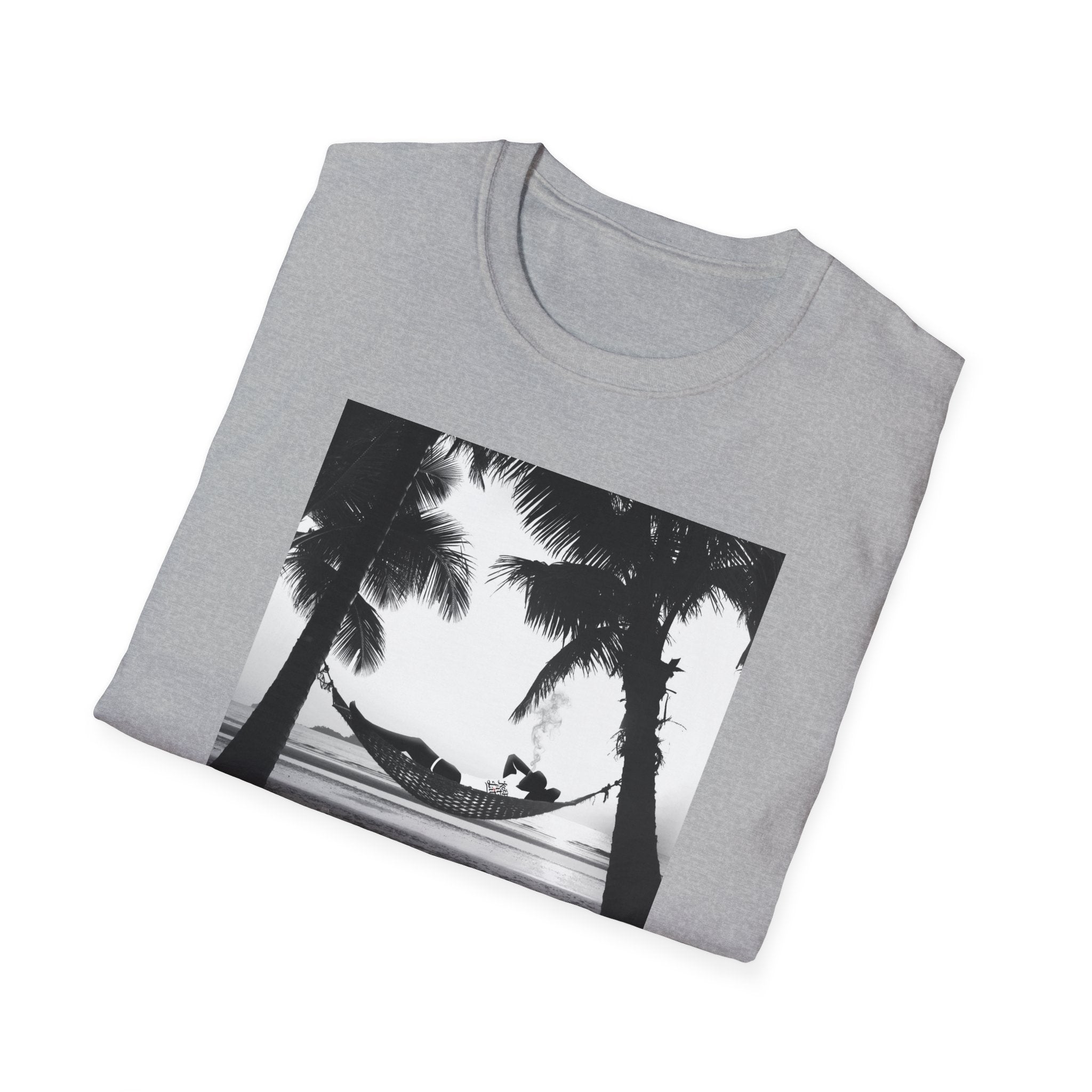 Palm Tree Hammock T-Shirt — "Keep It Lived" Tropical Graphic Tee