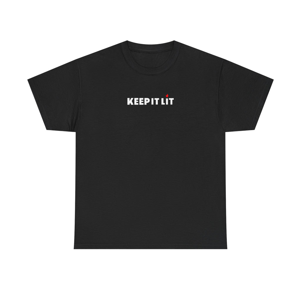 Keep It Lit T-Shirt — Minimal Text Graphic Tee