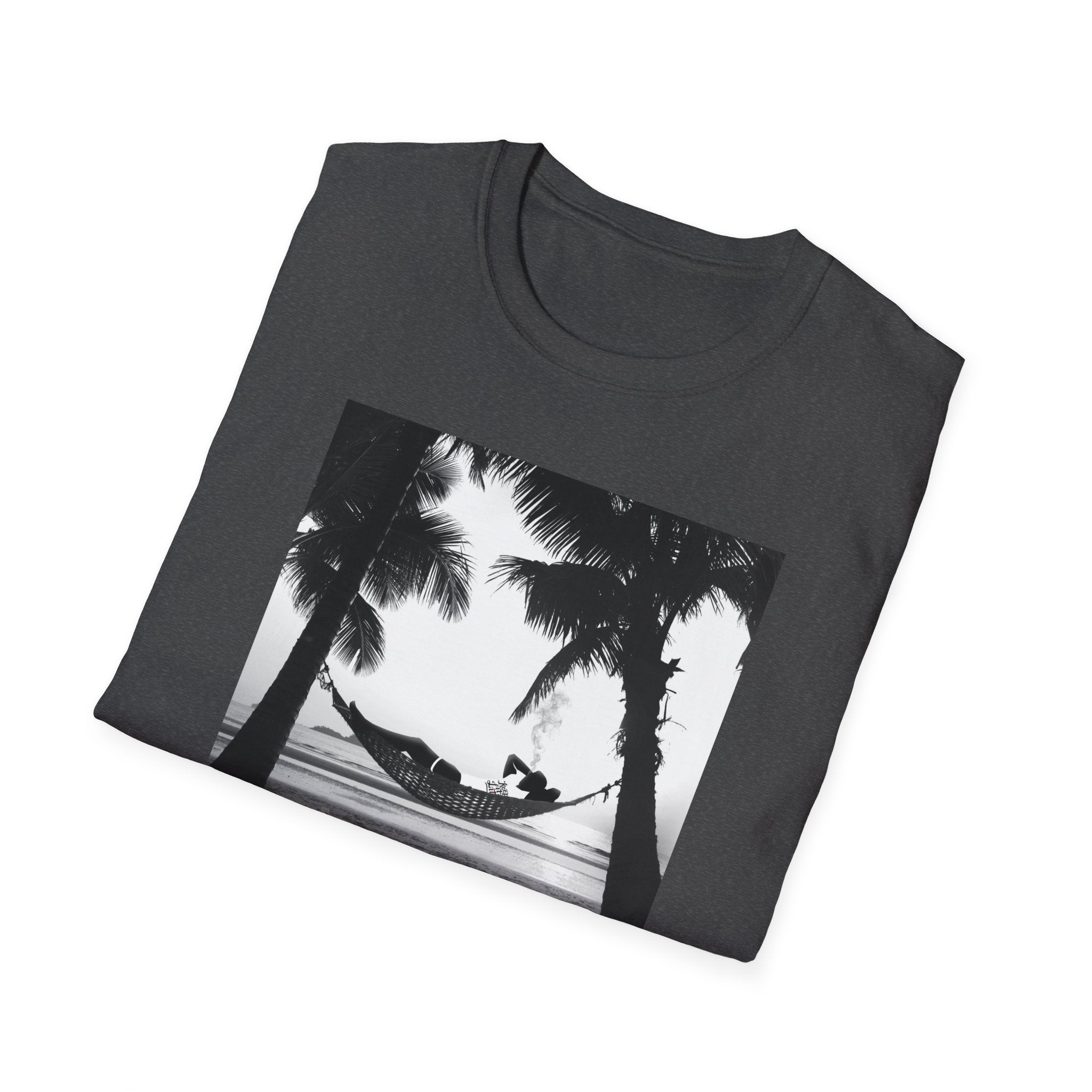 Palm Tree Hammock T-Shirt — "Keep It Lived" Tropical Graphic Tee