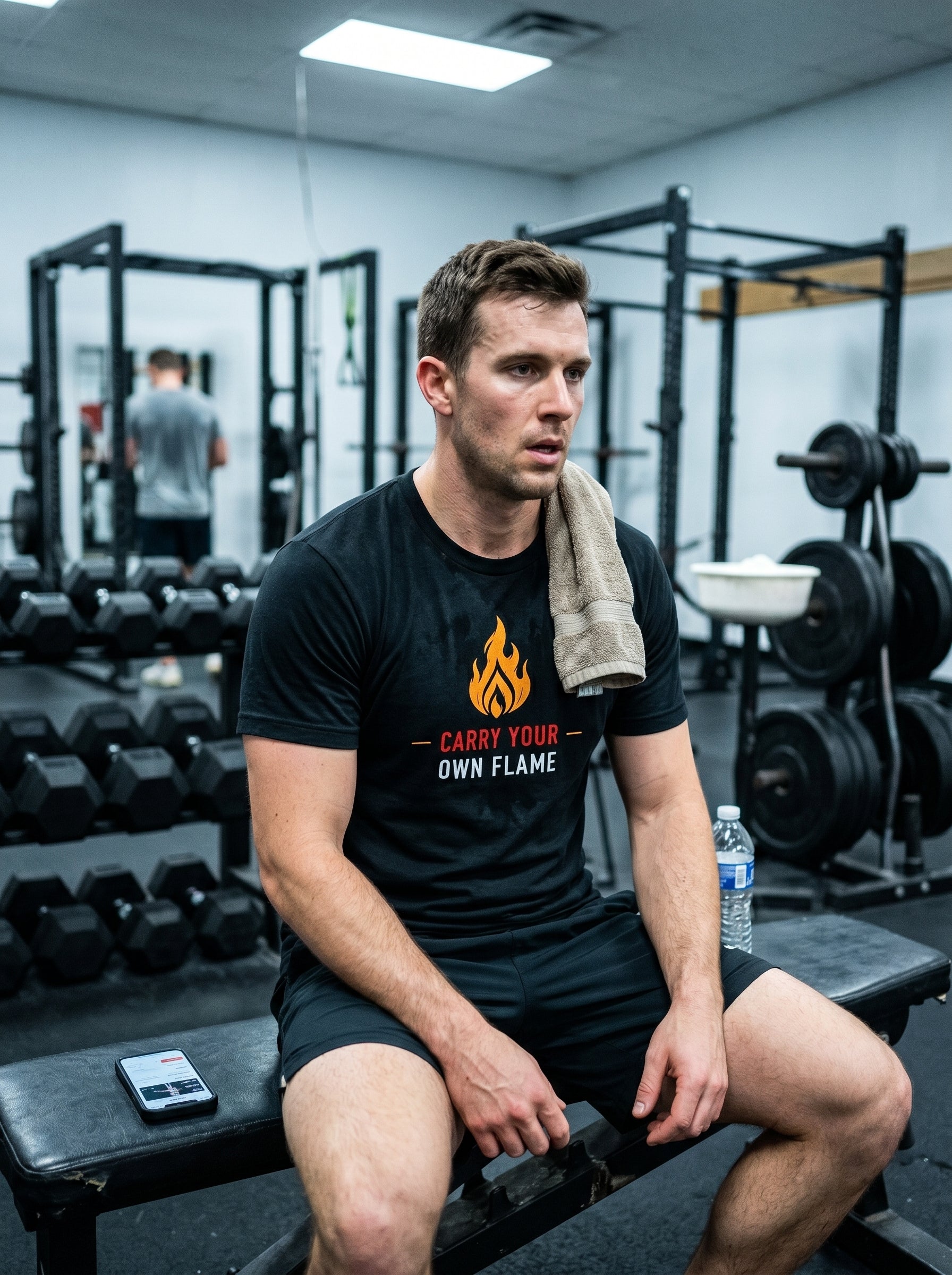 Carry Your Own Flame T-Shirt — Inspirational Fire Graphic Tee