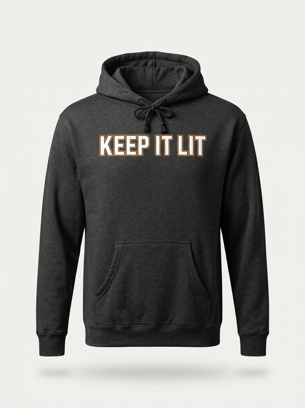 Keep It Lit Hoodie — Bold Retro Text Pullover for Smokers & Party Vibes