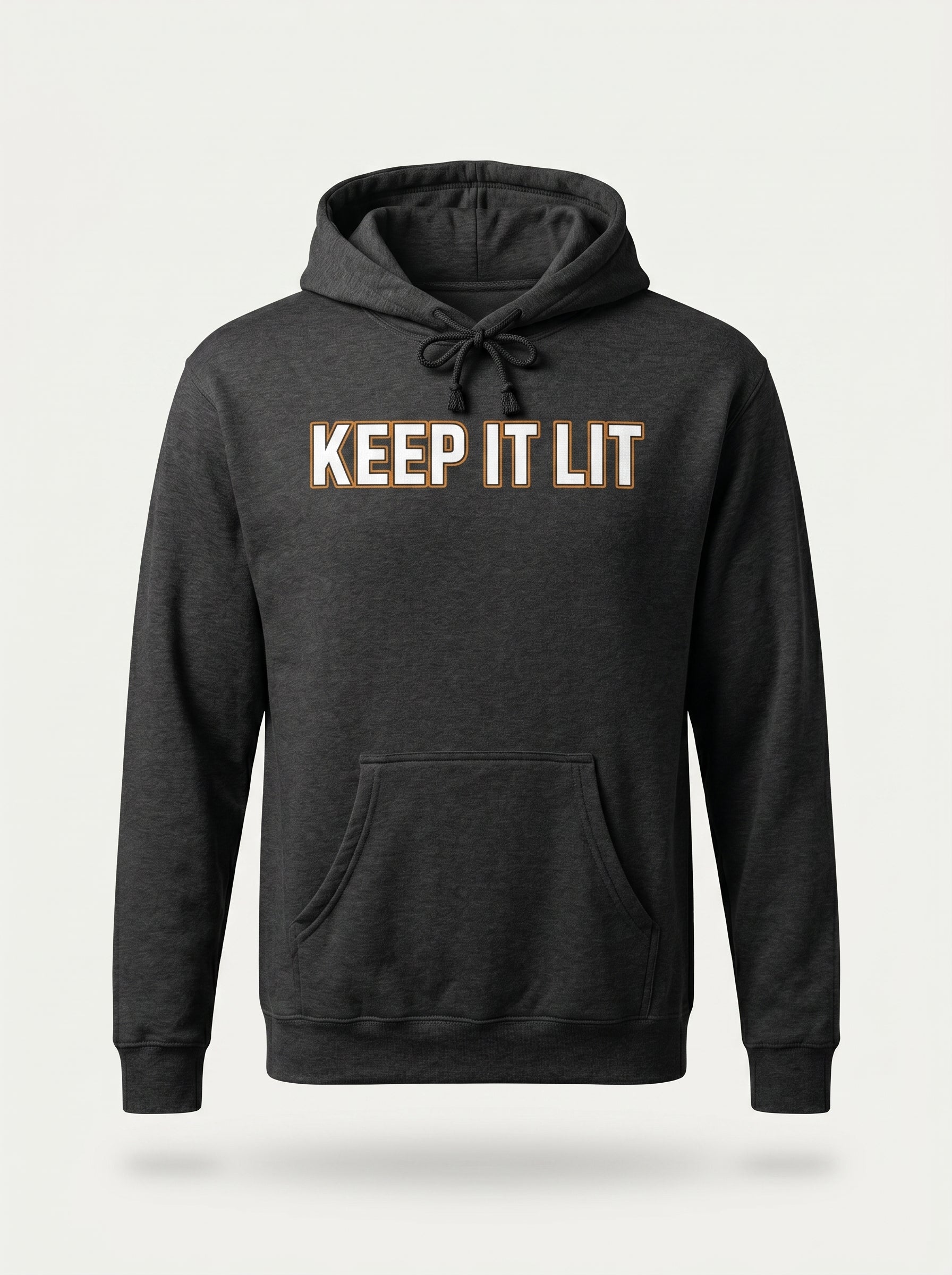 Keep It Lit Hoodie — Bold Retro Text Pullover for Smokers & Party Vibes