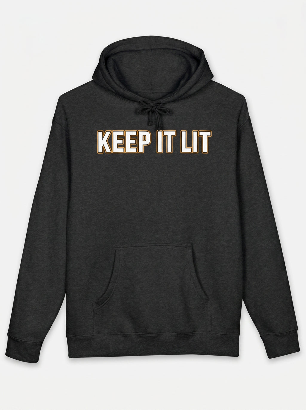 Keep It Lit Hoodie — Bold Retro Text Pullover for Smokers & Party Vibes