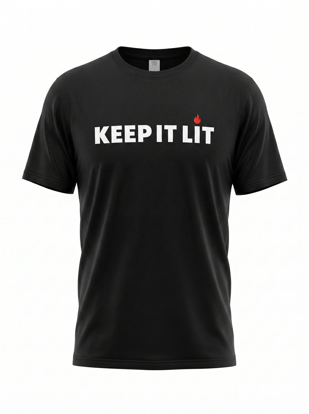 Keep It Lit T-Shirt — Minimal Text Graphic Tee
