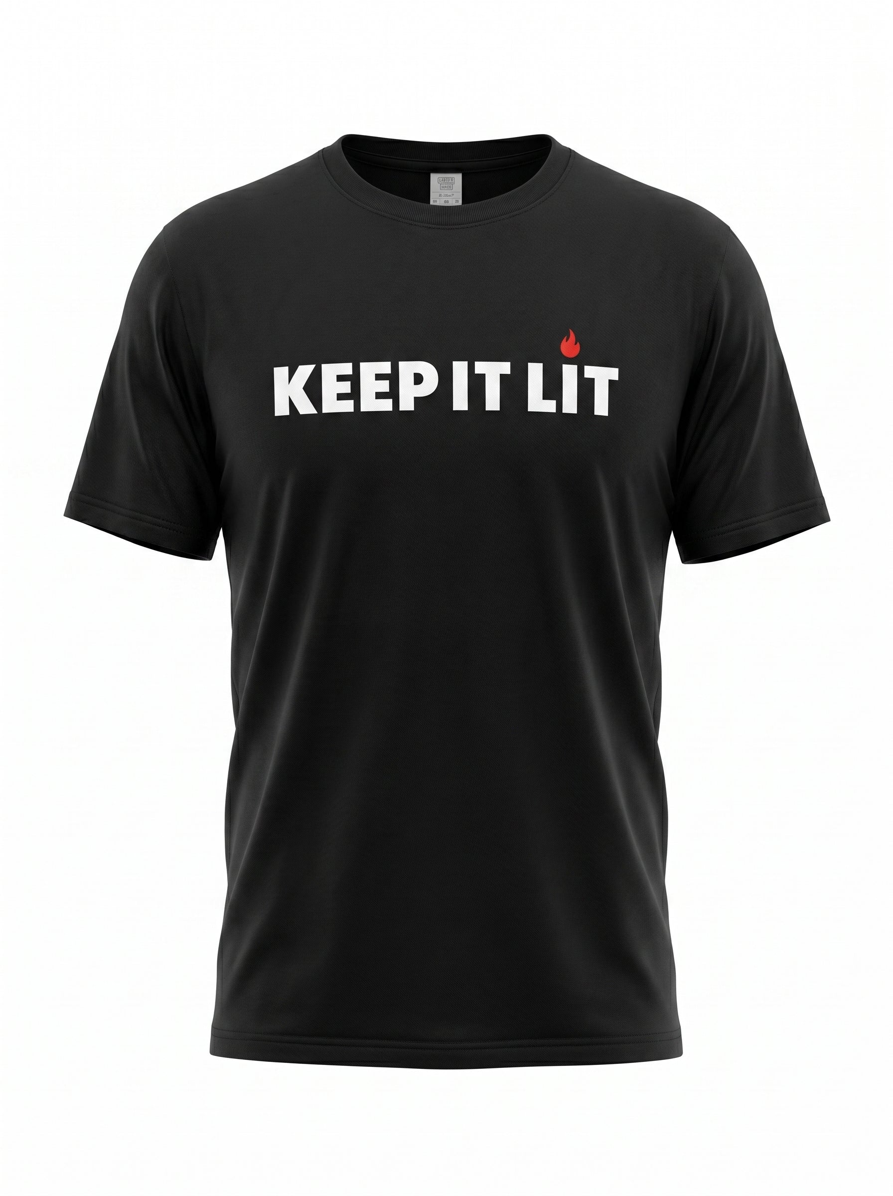 Keep It Lit T-Shirt — Minimal Text Graphic Tee