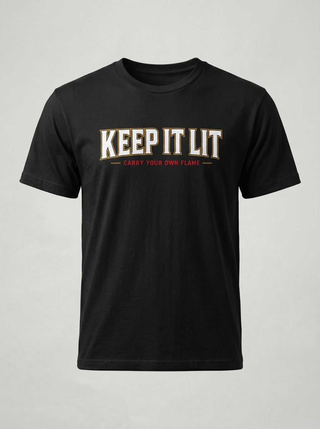 Keep It Lit T-Shirt — "Keep It Lit" Graphic Tee, Casual Streetwear for Smokers & Partygoers